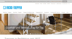 Desktop Screenshot of fuchs-treppen.de