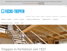 Tablet Screenshot of fuchs-treppen.de
